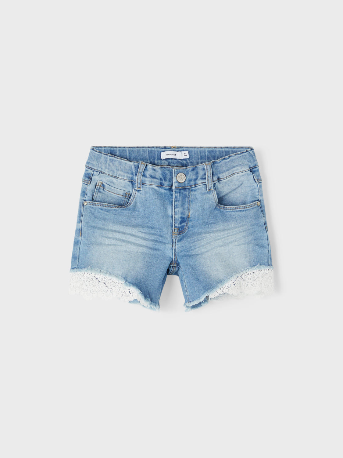 NKFSALLI Shorts - Medium Blue Denim